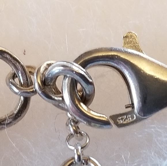 Silpada Sterling Silver Hammered Links Bracelet - Picture 6 of 10